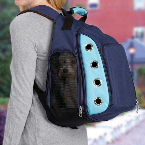 p blue fashionable ultimate backpack dog cat pet carrier